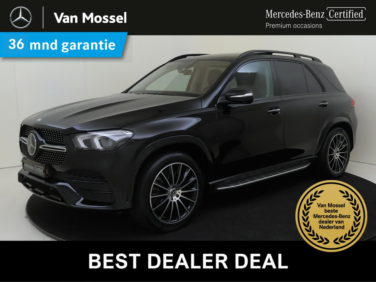 Mercedes-Benz GLE-Klasse - 450 4MATIC Premium Plus 7 persoons AMG Line/ Burmester / Elektrische Stoelen / Panoramadak - AutoWereld.nl