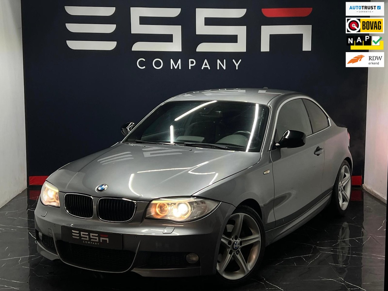 BMW 1-serie Coupé - 120i M Line Automaat H&K Memory Cruise Stoelverw - AutoWereld.nl