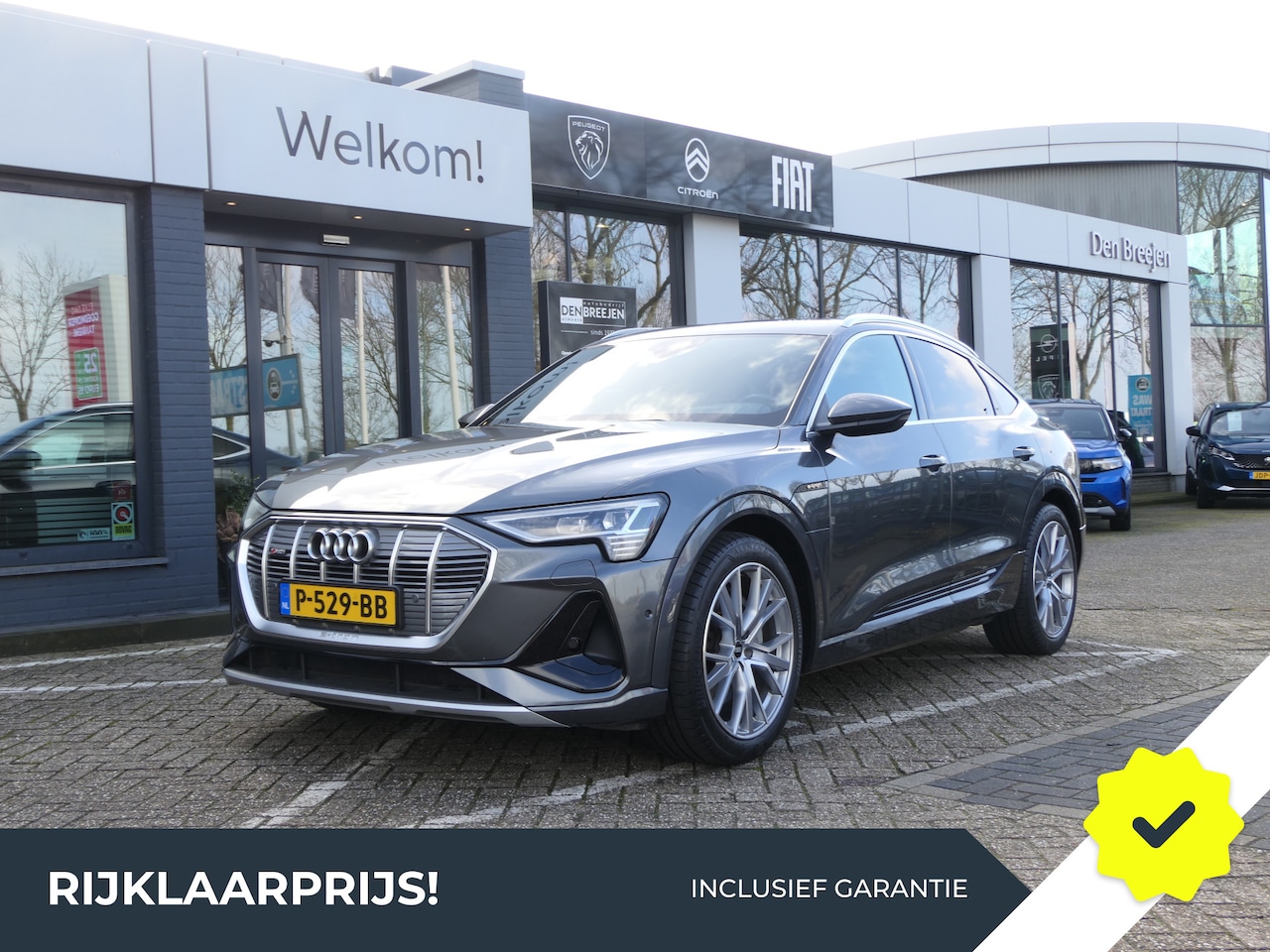 Audi e-tron Sportback - 50 quattro S edition 71 kWh | S-Line | Trekhaak | Alcantara | 21" LMV - AutoWereld.nl