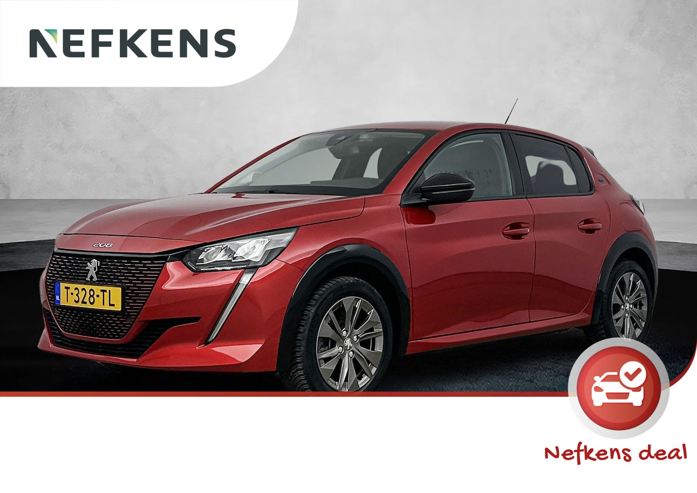 Peugeot e-208 - Allure Pack 50kWh | 1ste eigenaar | Camera | LEER/Stof | LED lampen | AppleCarPlay/Android - AutoWereld.nl