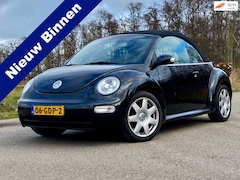 Volkswagen New Beetle Cabriolet - 2.0 Highline Leder-Int Stoel-Verwarming Airco LMV 116PK Goed Onderhouden