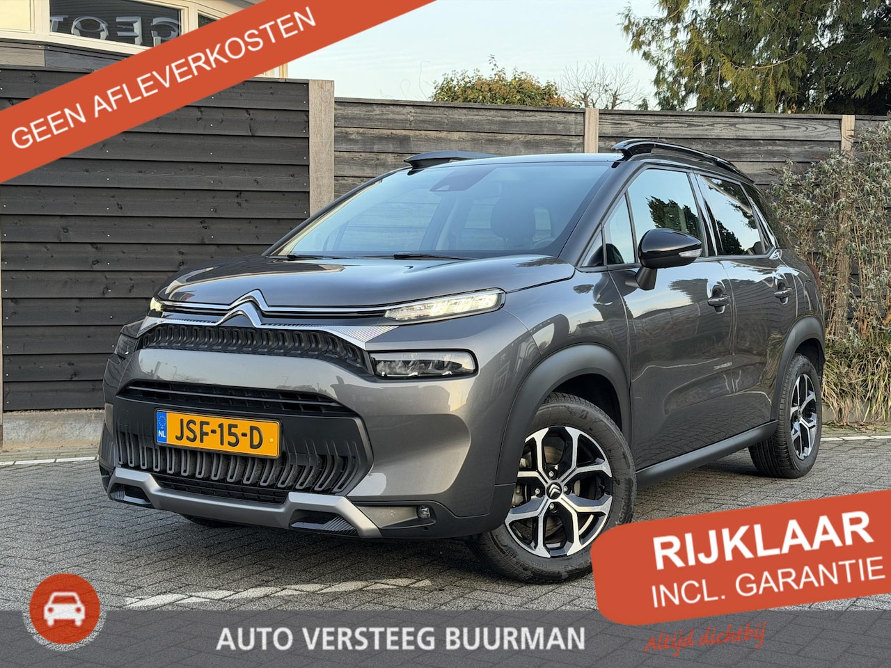 Citroën C3 Aircross - Shine 1.2 PureTech 130PK EAT6 Automaat Navigatie, Stoelverwarming, Parkeersensoren, Apple - AutoWereld.nl