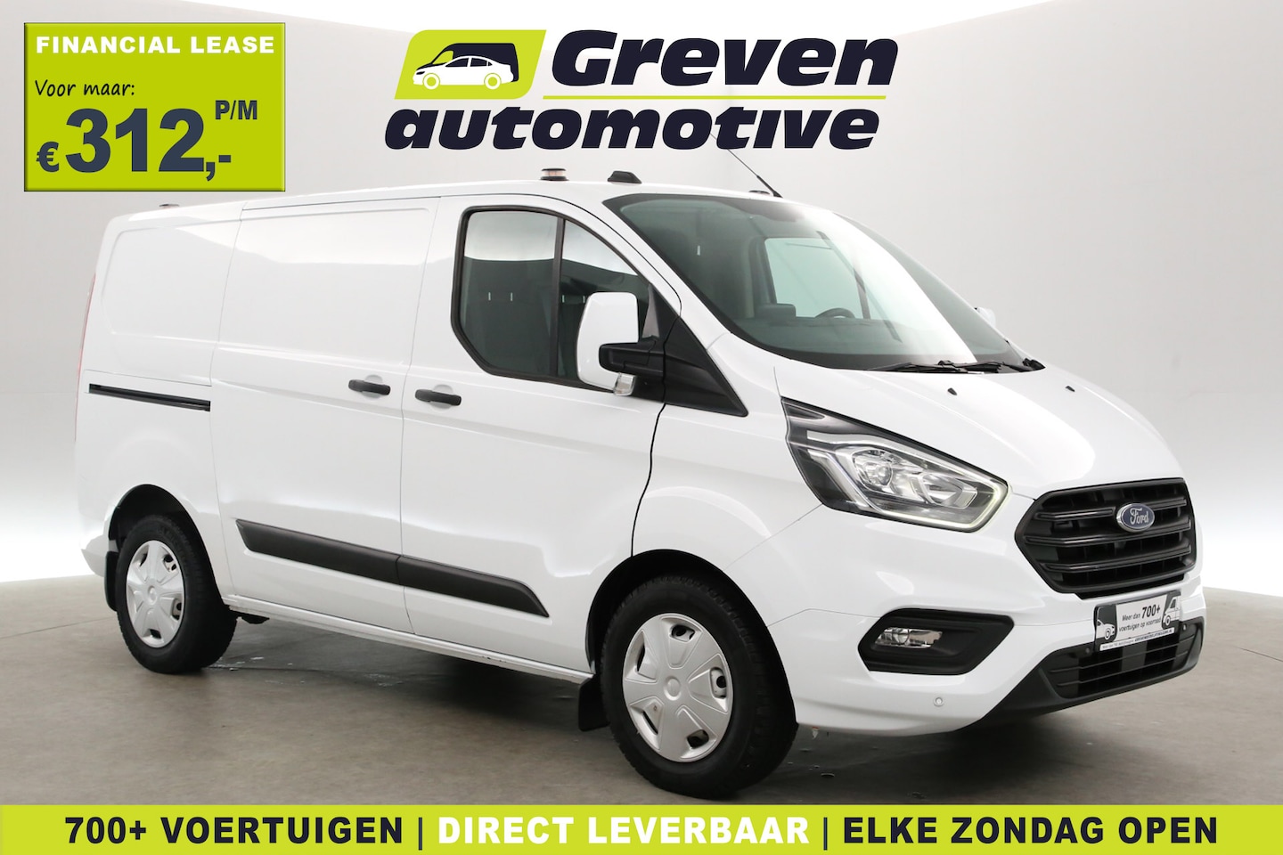Ford Transit Custom - 2.0 L2H1 | Aut. | Airco | Cruise | Camera | 3 Zits | Trekh. | Carplay | Stoelverw. | Navi - AutoWereld.nl