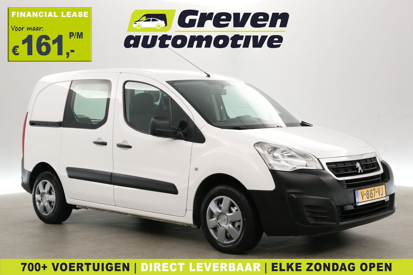Peugeot Partner - 1.6 BlueHDi 100PK | Aut. | Airco | Cruise | Parkeersens. | Elektrpakket - AutoWereld.nl
