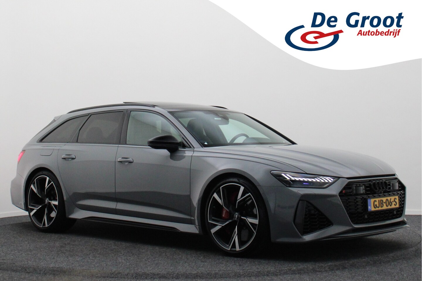 Audi RS6 - Avant 4.0 TFSI Quattro 600 PK Panoramdak, B&O 3D, Dynamic Plus, Carbon, Ceramic, 4WB, HUD, - AutoWereld.nl