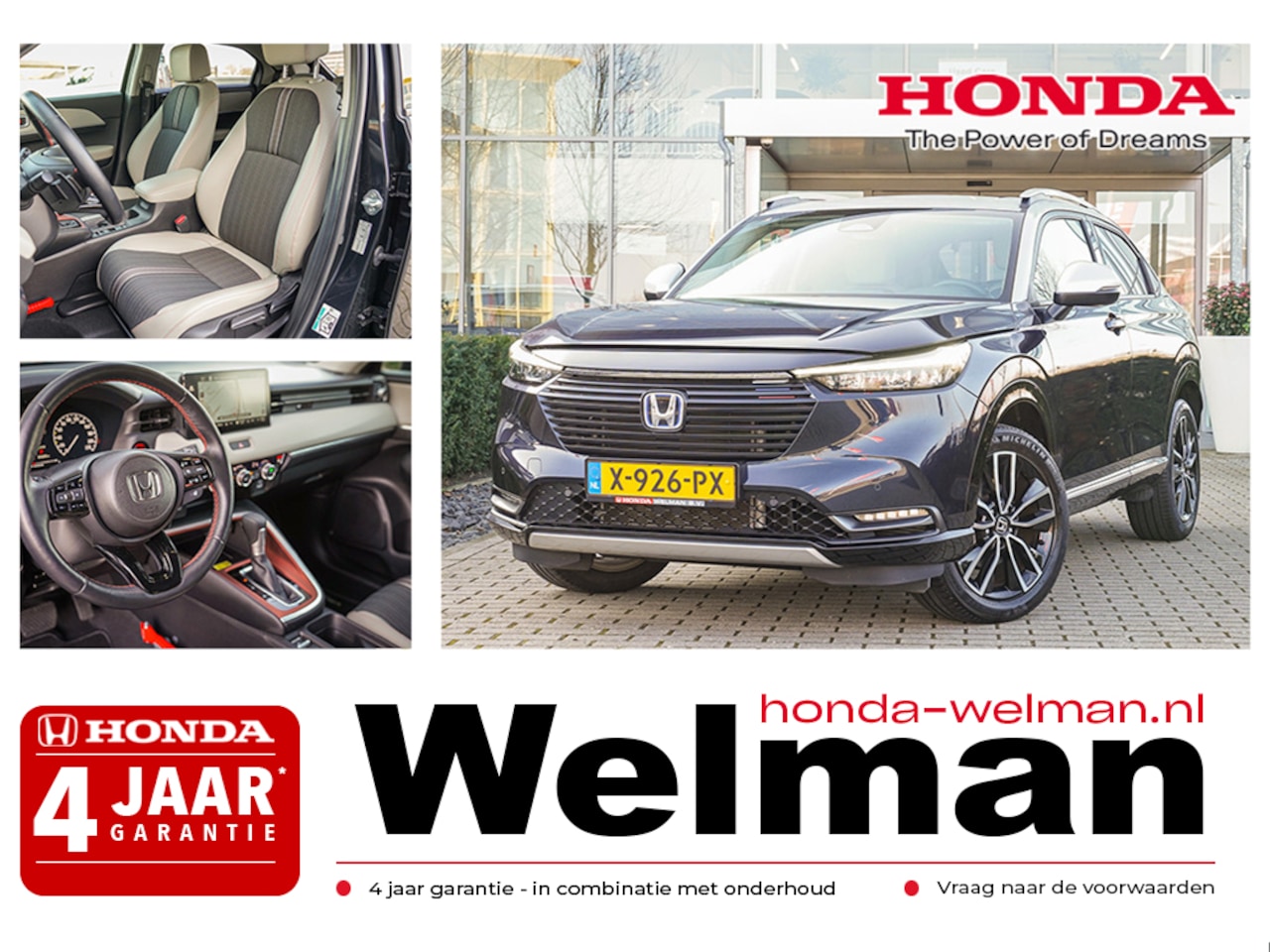 Honda HR-V - 1.5i e:HEV ADVANCE STYLE - PRIVACY GLASS - INSTAPVERLICHTING - AutoWereld.nl