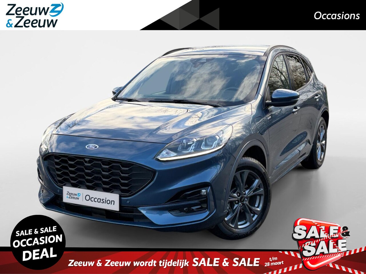 Ford Kuga - 2.5 PHEV ST-Line 225PK | Adaptieve Cruise Control | BLIS | Trekhaak | Apple/Android Carpla - AutoWereld.nl