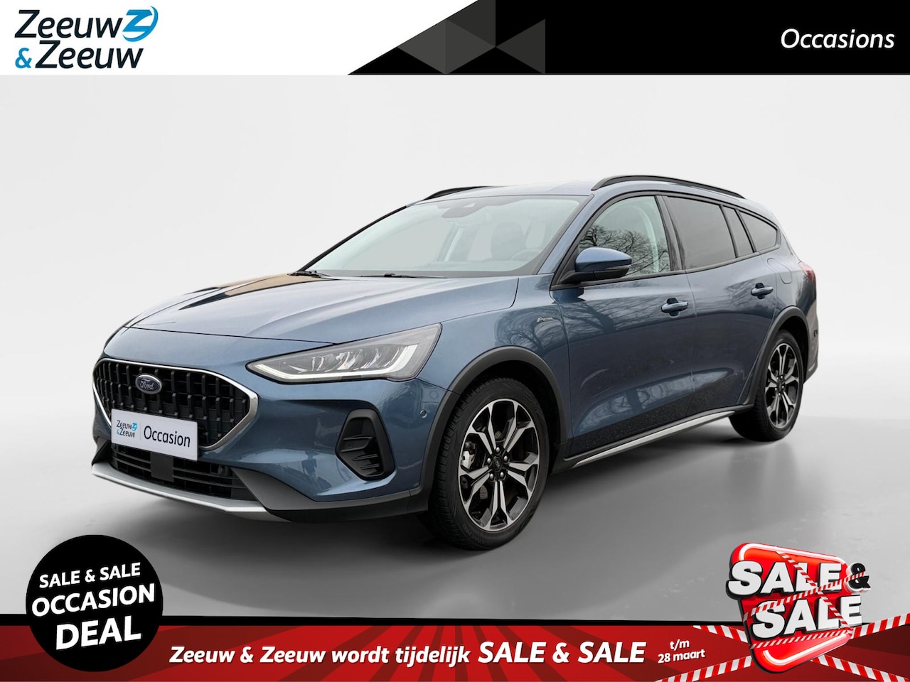 Ford Focus Wagon - 1.0 EcoBoost Hybrid Active Vignale | Dealer onderhouden | Adaptief cruise control | Dodeho - AutoWereld.nl
