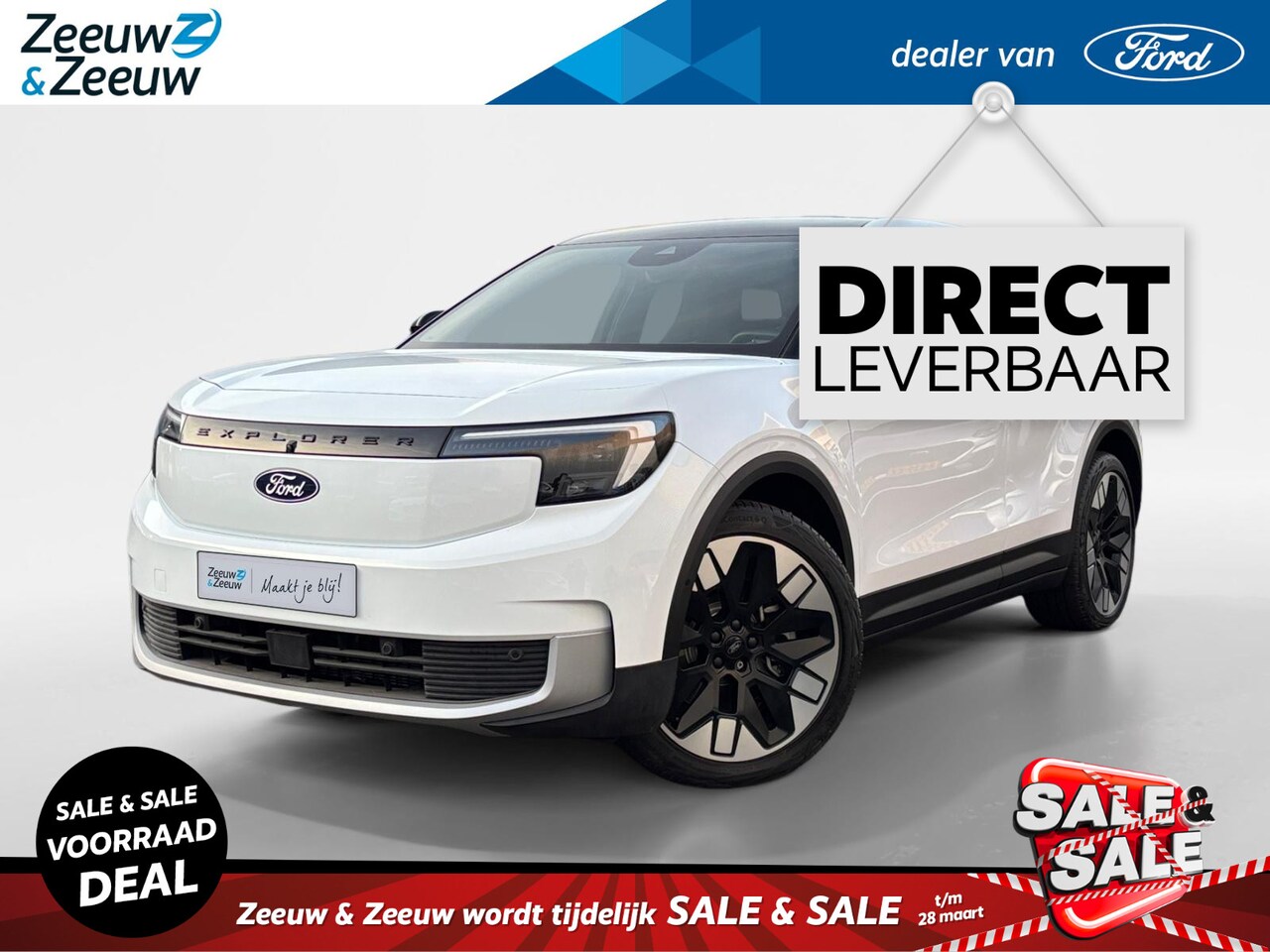 Ford Explorer - Premium Extended Range RWD 77 kWh | VOORRAAD! | €3.000,- Korting + 21 inch velgen! | Panor - AutoWereld.nl