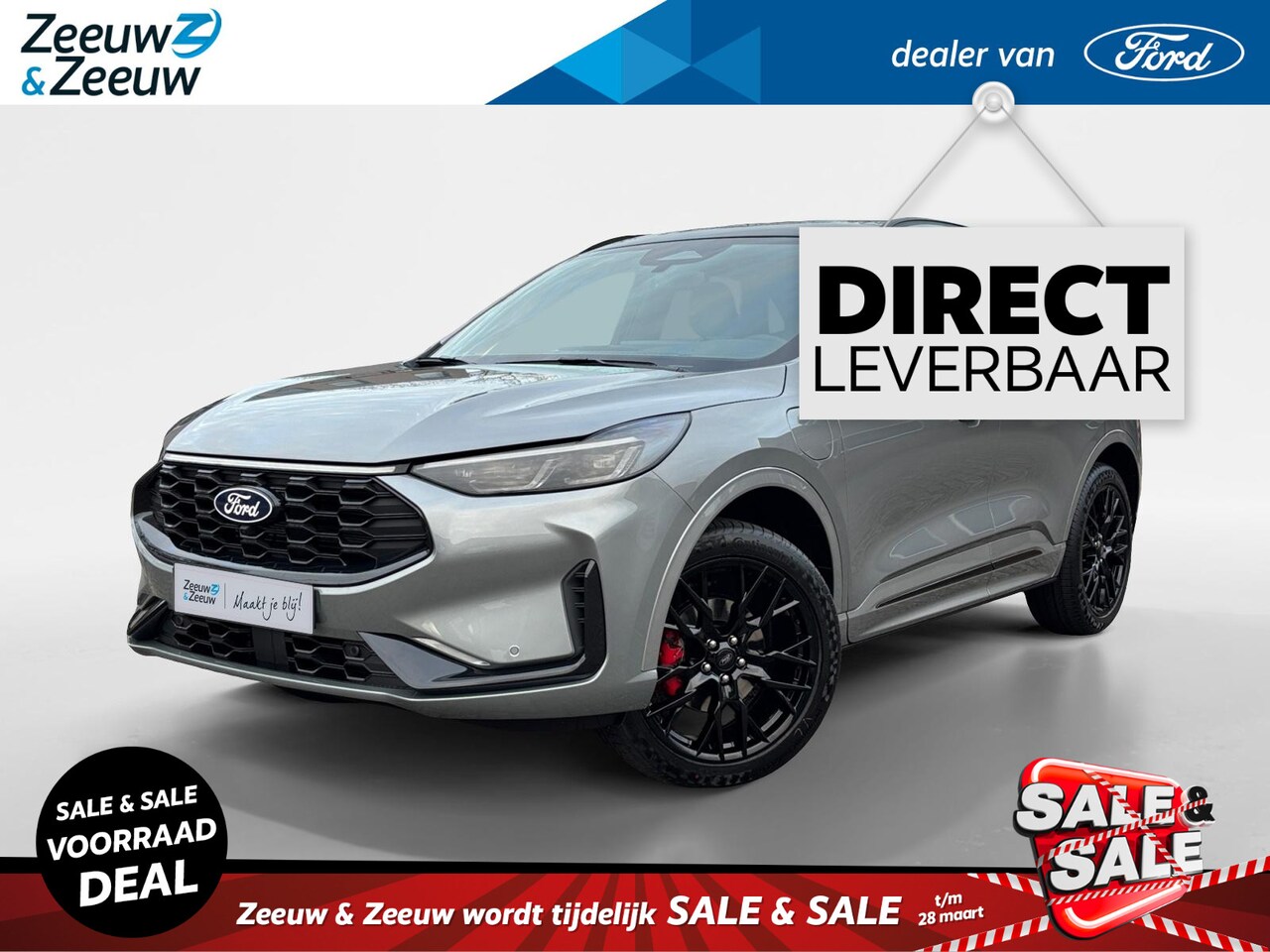 Ford Kuga - 2.5 PHEV Sound Edition | Panoramadak | El. Trekhaak | B&O Premium Audio | 20" Lichtmetalen - AutoWereld.nl