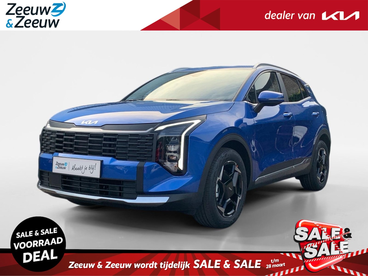 Kia Sportage - 1.6 T-GDi AT6 Hybrid Dynamicline | NIEUWE SPORTAGE | 239 PK | 1510Kg trekgewicht | NU €350 - AutoWereld.nl