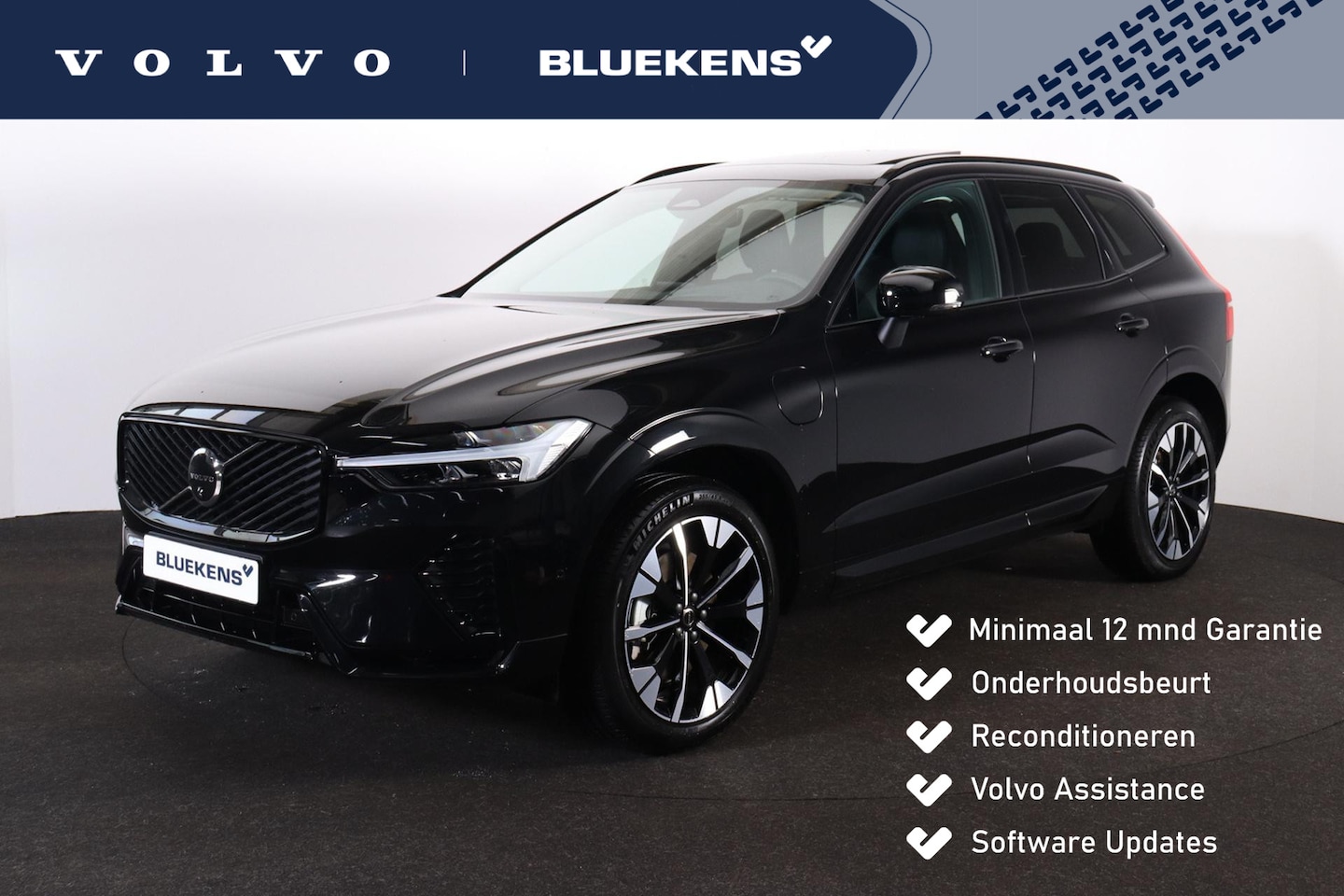 Volvo XC60 - T8 Recharge AWD Ultra Dark - Panorama/schuifdak - IntelliSafe Assist & Surround - 360º Cam - AutoWereld.nl
