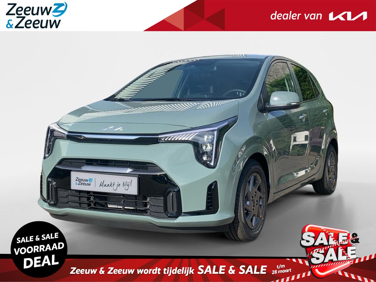 Kia Picanto - 1.0 GDi DynamicPlusLine | bel voor info | Elektrisch inklapbare buitenspiegels | 14" licht - AutoWereld.nl