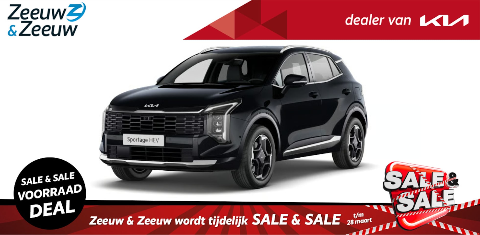 Kia Sportage - 1.6 T-GDi Hybrid DynamicPlusLine FACELIFT NU TE BESTELLEN | 1510KG TREKGEWICHT | Panoramad - AutoWereld.nl