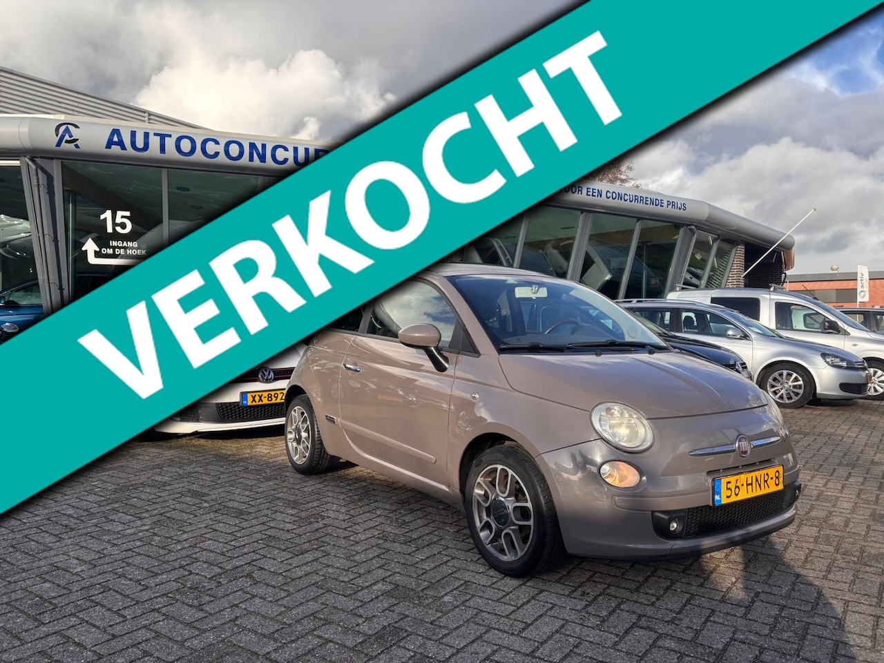 Fiat 500 - 1.2 Sport 1.2 Sport, Airco, Nieuwe APK, Pano, Inruil mogelijk. - AutoWereld.nl