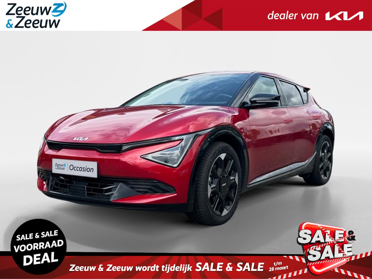 Kia EV6 - Plus AWD 84 kWh ALL WHEEL DRIVE | Enkele kleuren op voorraad bel voor info | € 5000,- Inru - AutoWereld.nl