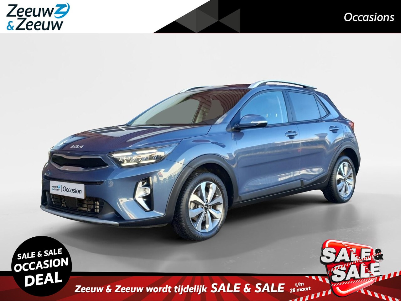 Kia Stonic - 1.0 T-GDi MHEV DynamicPlusLine | AUTOMAAT | Trekhaak | Navigatie | Climate control | Cruis - AutoWereld.nl