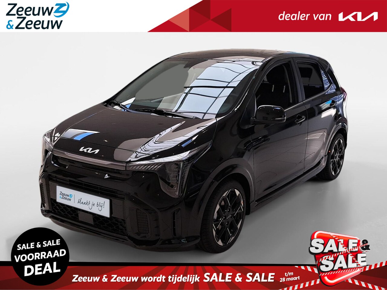 Kia Picanto - 1.0 GDi GT-Line | bel voor info | Zwarte GT-Line bekleding | NU MET € 1.250,- Inruilpremie - AutoWereld.nl