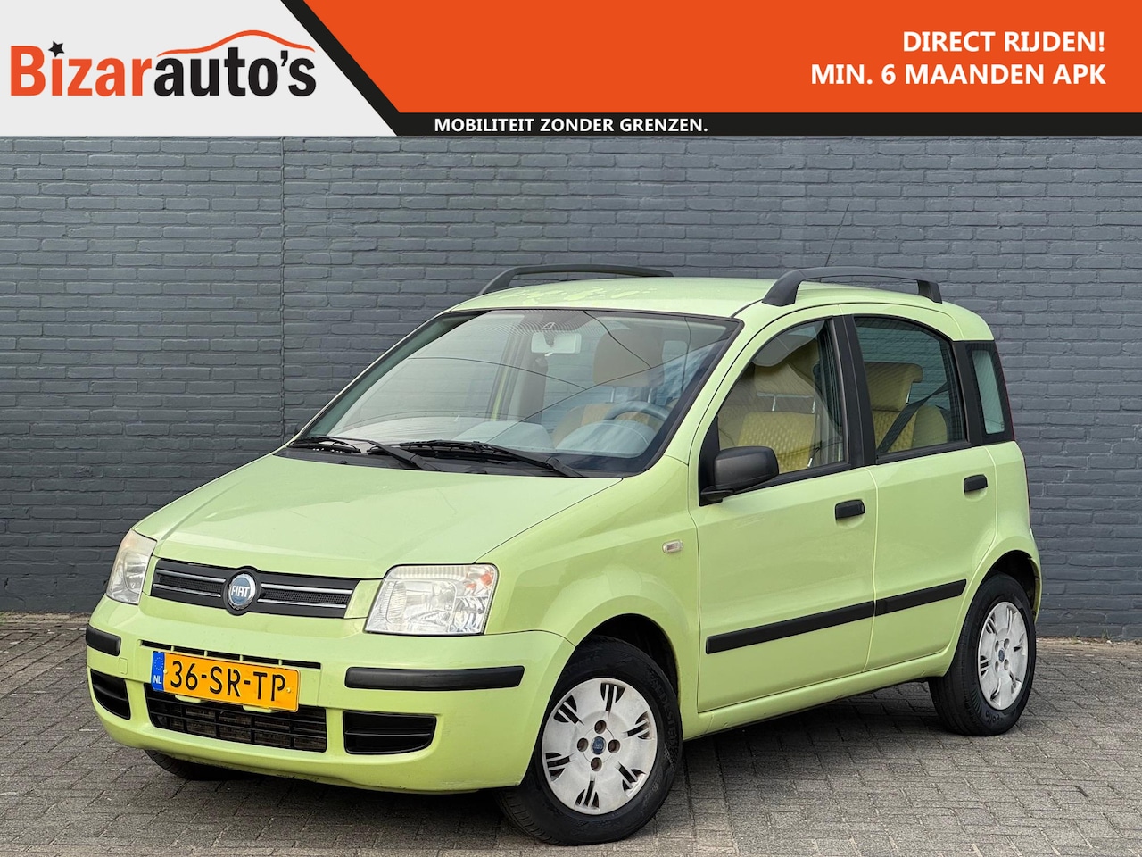 Fiat Panda - 1.2 Dynamic Automaat Zeer weinig kilometers! Airco - AutoWereld.nl