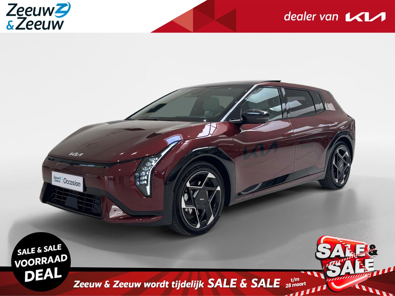 Kia EV4 - GT-Line 81.4 kWh | NIEUW MODEL | 204 pk | 595 km actieradius | NU €3500,- Inruilpremie | B - AutoWereld.nl