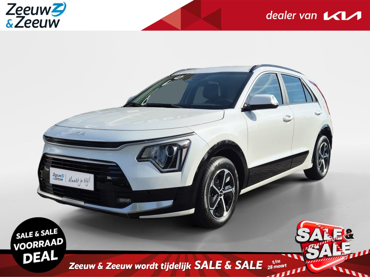 Kia Niro - 1.6 GDi Hybrid DynamicLine | Enkele kleuren op voorraad bel voor info | Incl €3.250,- inru - AutoWereld.nl