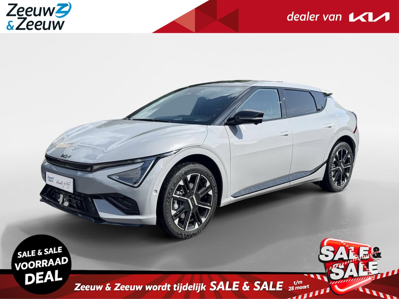 Kia EV6 - GT-Line AWD 84 kWh ALL WHEEL DRIVE | Enkele kleuren op voorraad bel voor info | € 5000,- I - AutoWereld.nl