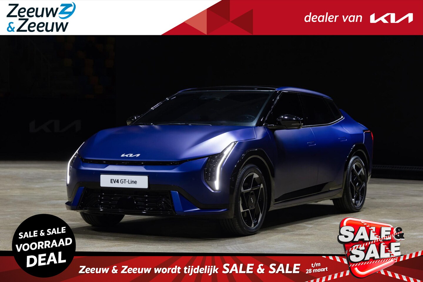 Kia EV4 Fastback - GT-Line 81.4 kWh | NIEUW MODEL | 204 pk | 612 km actieradius | NU €3500,- Inruilpremie | B - AutoWereld.nl