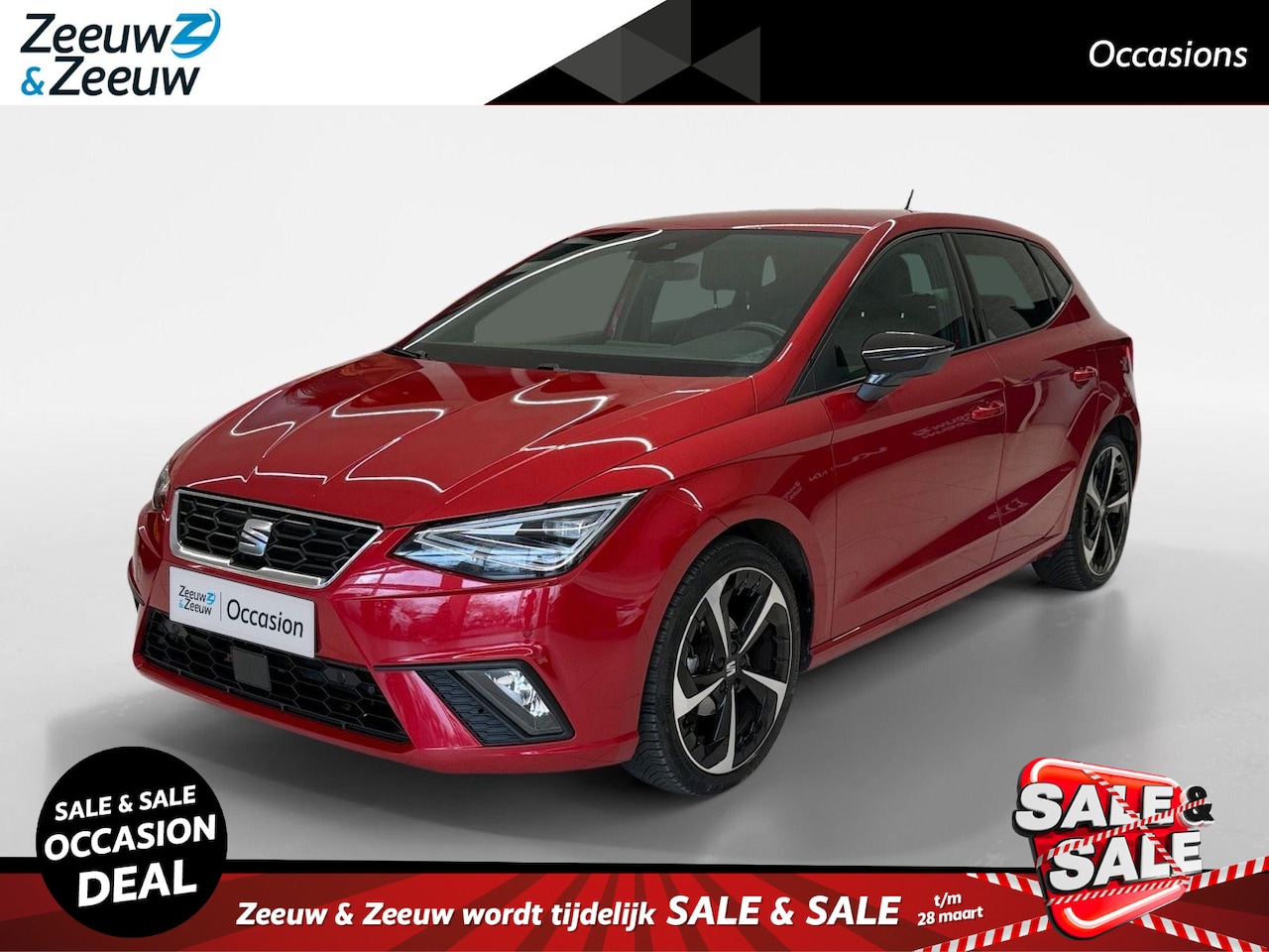 SEAT Ibiza - 1.0 EcoTSI FR Business Intense | Cruise Control | Climate Control | Digitaal Cluster | Hal - AutoWereld.nl