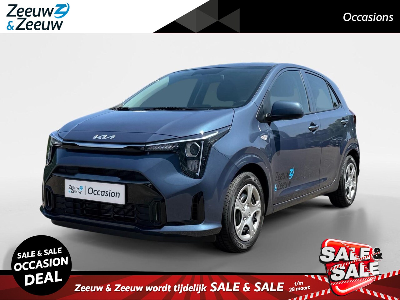 Kia Picanto - 1.0 DPI DynamicLine | Navigatie | Airco | Apple carplay/Android | DEMO - AutoWereld.nl