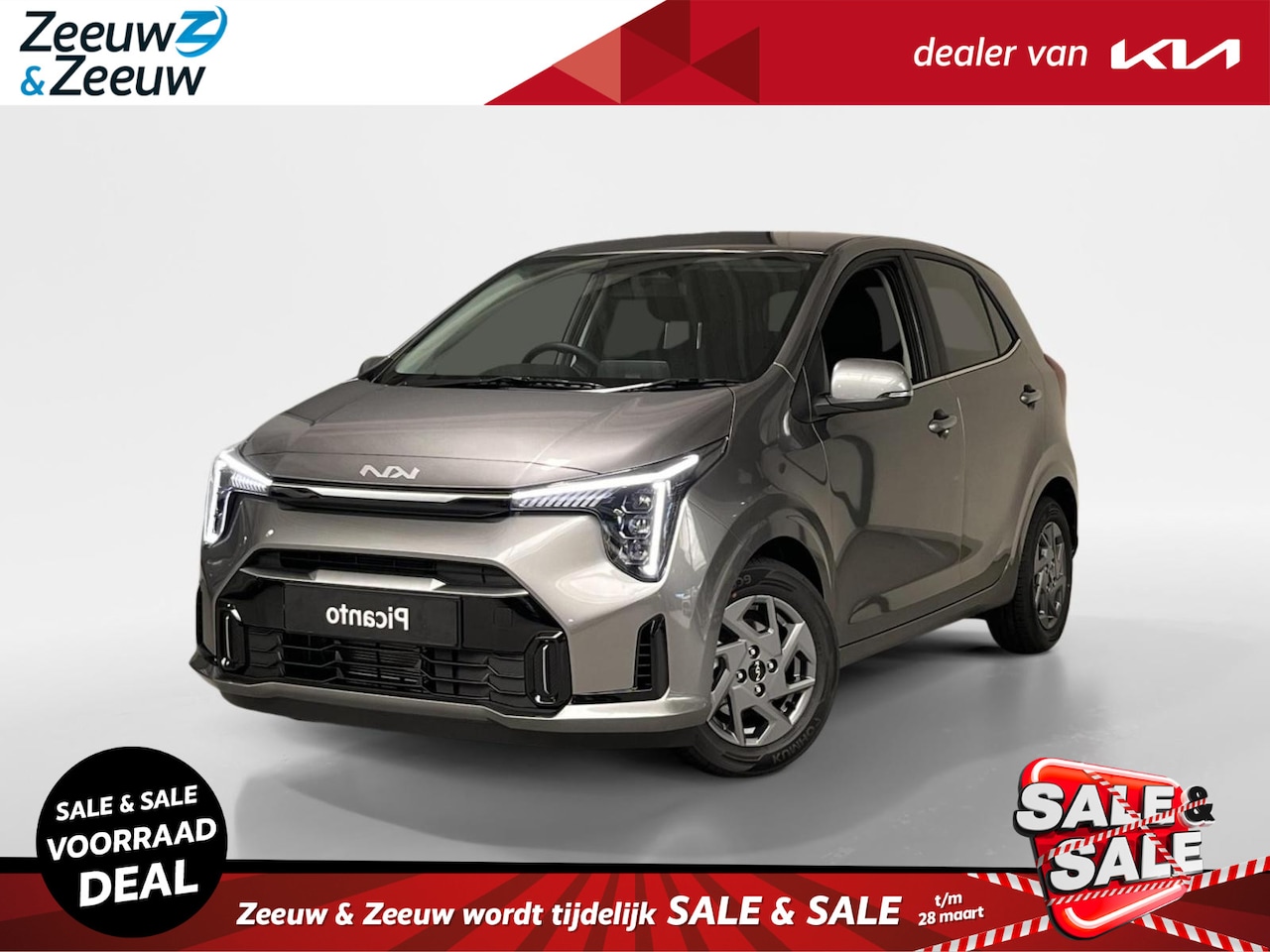 Kia Picanto - 1.0 GDi DynamicPlusLine | bel voor info | Elektrisch inklapbare buitenspiegels | 14" licht - AutoWereld.nl