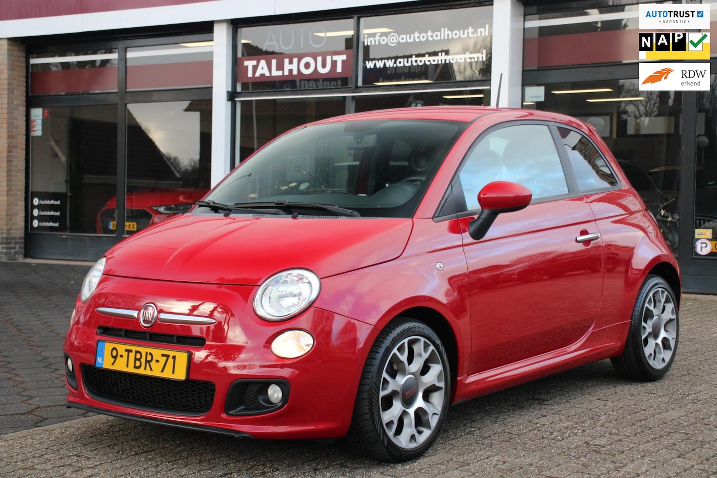 Fiat 500 - 0.9 TwinAir 500S | Automaat, Abarth look, F1 flippers, LM velgen, Sport model - AutoWereld.nl