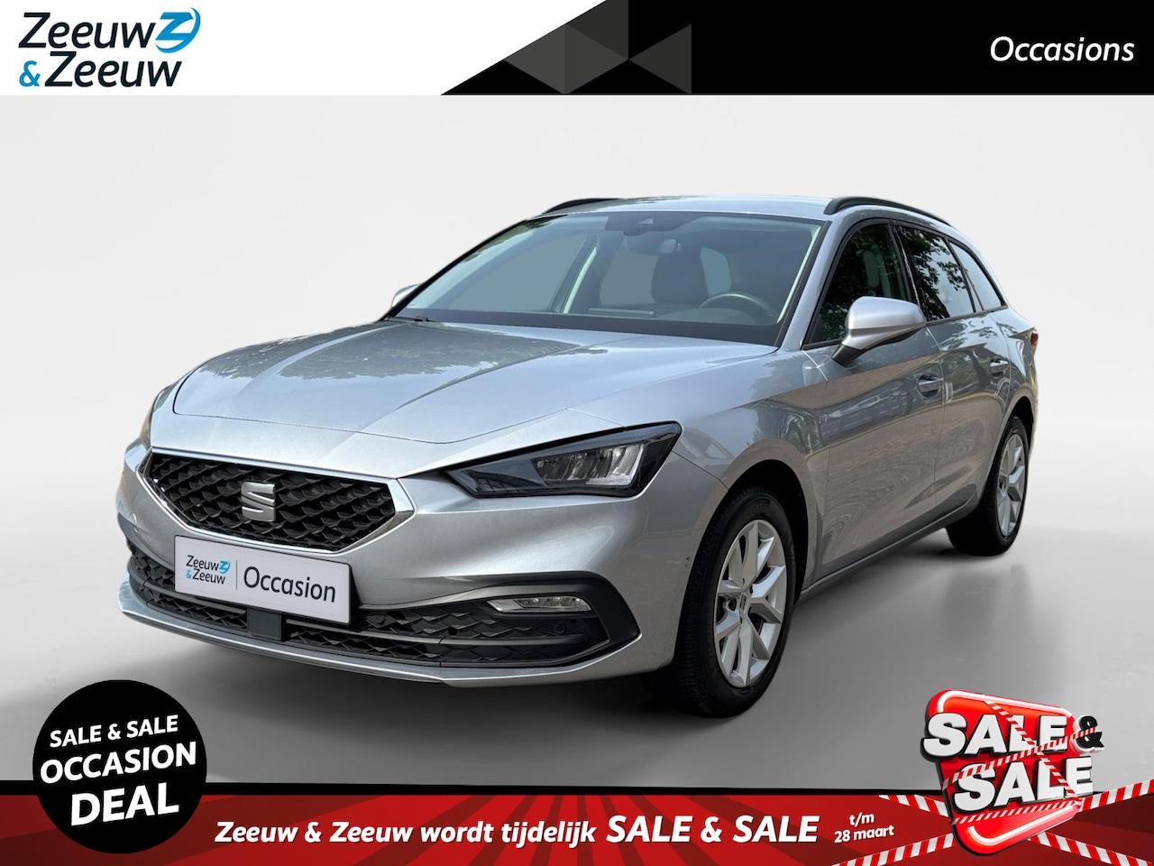 SEAT Leon Sportstourer - 1.0 eTSI Style Business Intense | NAVI | 1 JAAR GARANTIE | - AutoWereld.nl