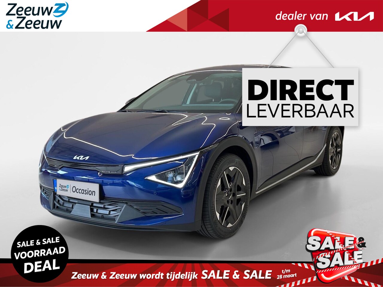 Kia EV6 - Light Edition 63 kWh | Airco | Navi | Camera | LM Velgen | LAGE BIJTELLING | - AutoWereld.nl