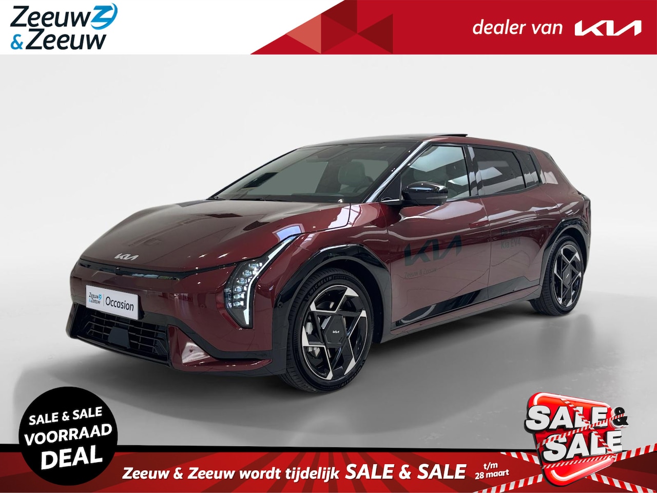 Kia EV4 - GT-Line 81.4 kWh | NIEUW MODEL | 204 pk | 595 km actieradius | NU €3500,- Inruilpremie | B - AutoWereld.nl