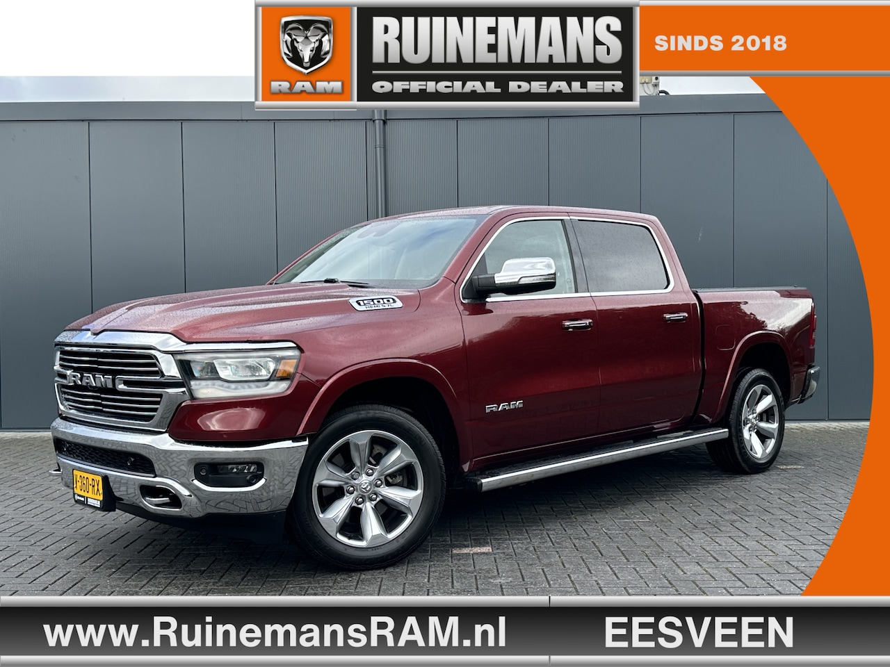Dodge Ram 1500 - 5.7 V8 LARAMIE / LPG / TREKHAAK 3.5T / ADAPTIVE CRUISE / CAMERA / PANO / 12 INCH SCREEN / - AutoWereld.nl