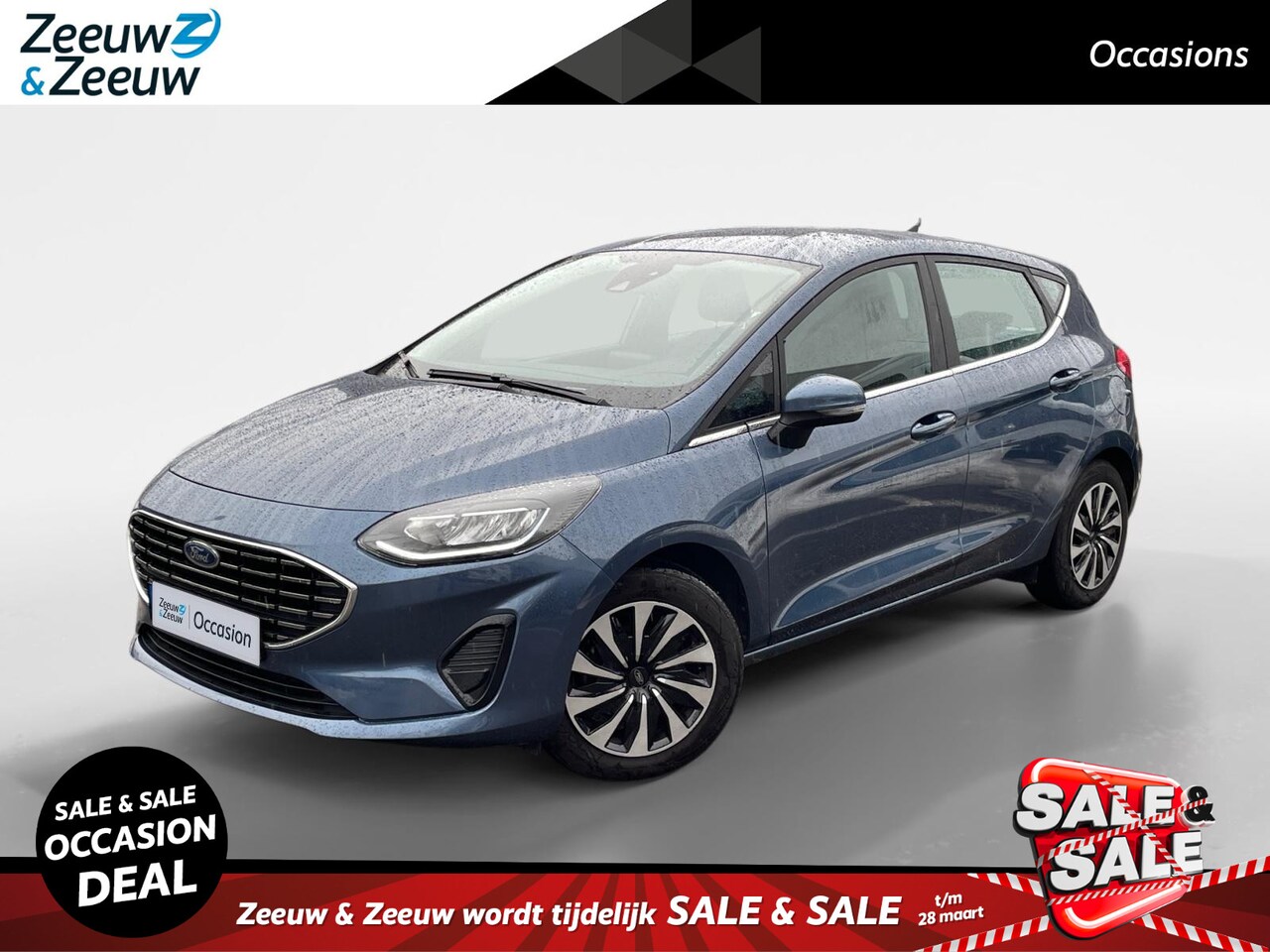 Ford Fiesta - 1.0 EcoBoost Hybrid Titanium 125PK | Navigatie | Climate Control | Cruise Control | Parkee - AutoWereld.nl
