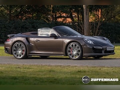 Porsche 911 Cabrio - 3.8 Turbo NL auto unieke kmstand en uitvoering stoelventilatie LED sport chrono