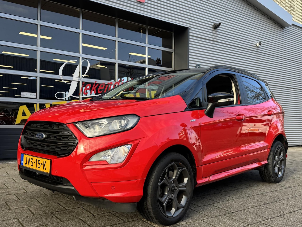 Ford EcoSport - 1.0 EcoBoost ST-Line - Navigatie I Airco I Sport pakket I Leer / Alcantara I PDC I Achteru - AutoWereld.nl