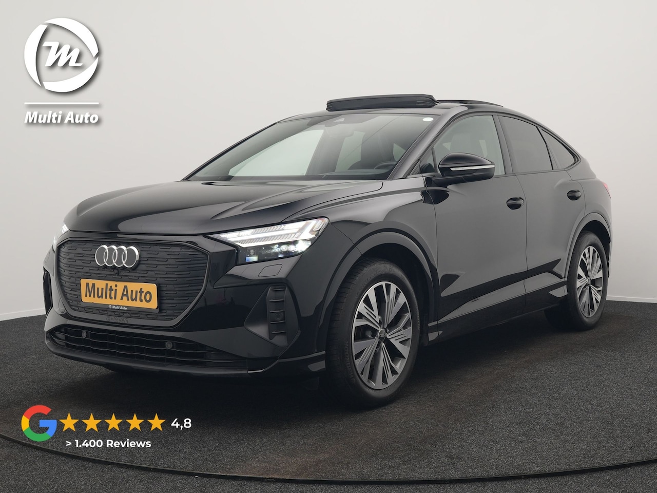 Audi Q4 Sportback e-tron - 40 S edition 204pk | Panodak | Adaptive Cruise | Lederen Sportstoelen Verwarmd | Head Up | - AutoWereld.nl