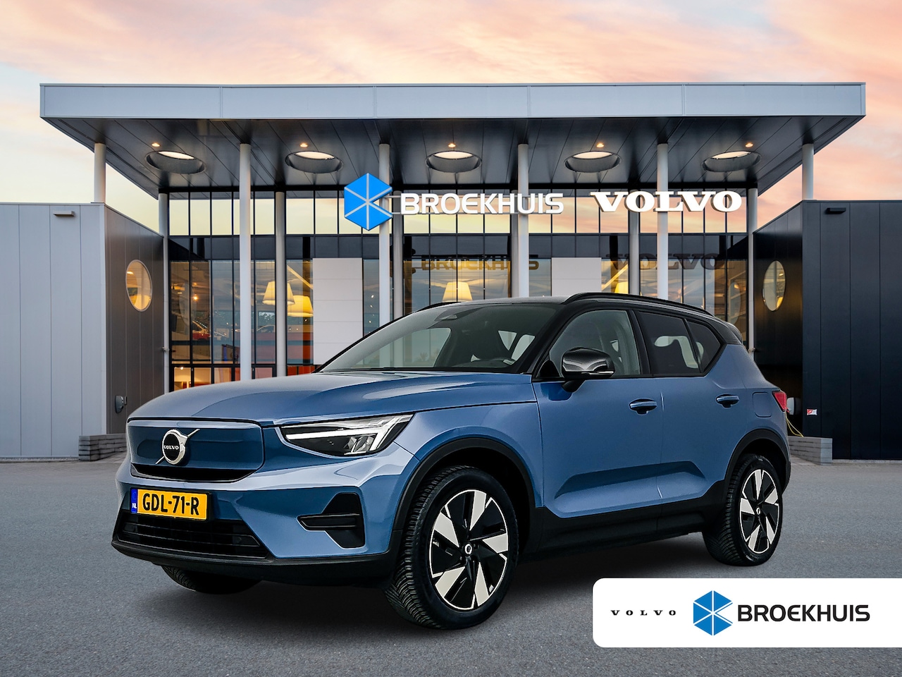 Volvo XC40 - Single Motor Extended Range Plus 82 kWh | 19" Allseason | Leder/Nubuck | Trekhaak | Getint - AutoWereld.nl