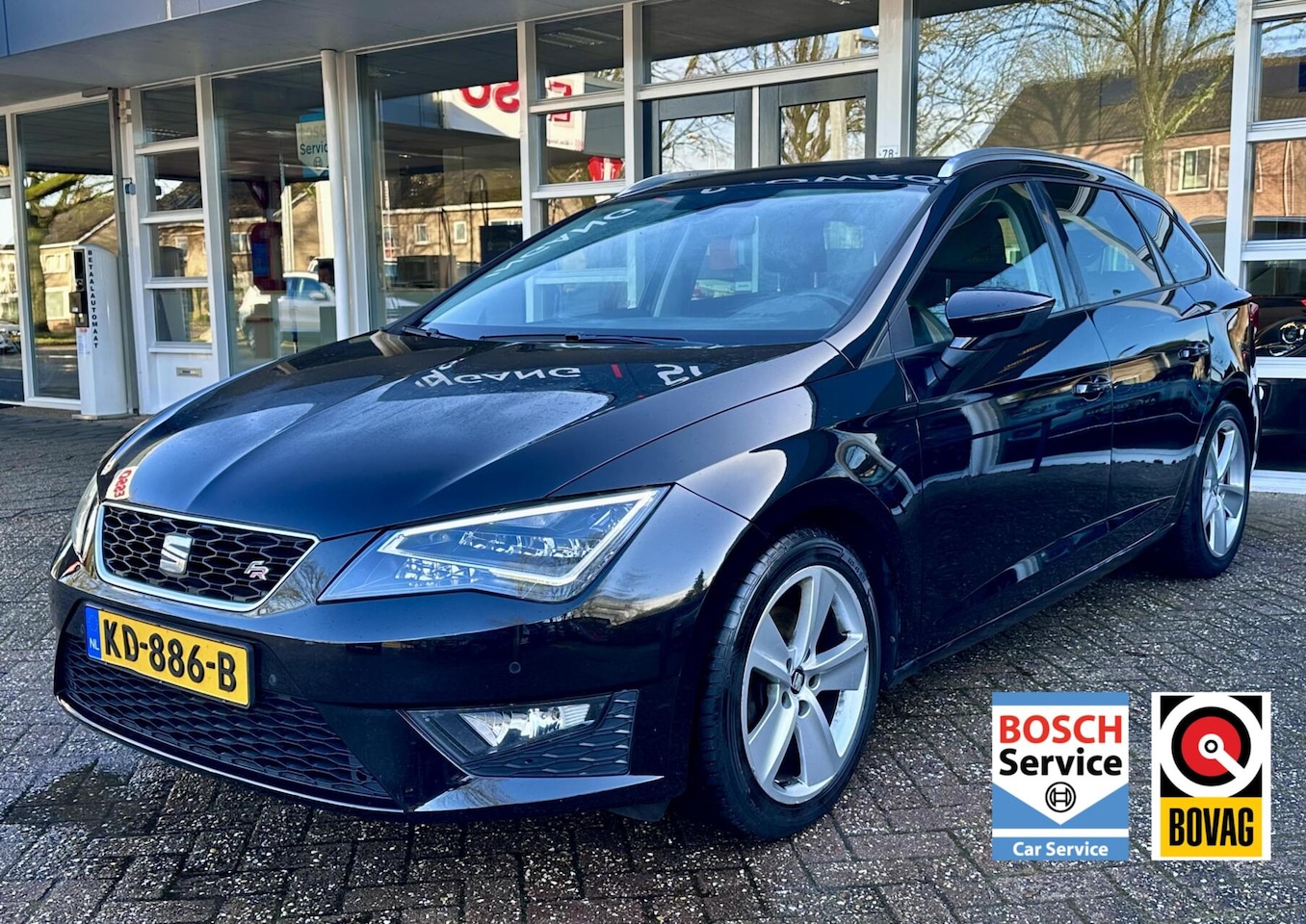 SEAT Leon ST - 1.4 EcoTSI FR Climat, Carplay, Camera, Navi, LM.. - AutoWereld.nl