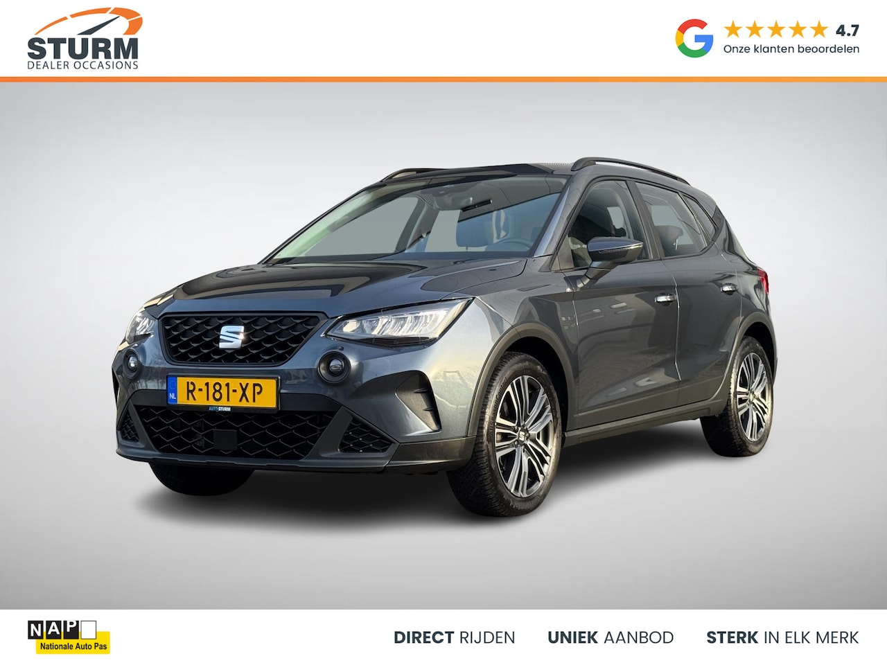 SEAT Arona - 1.0 TSI Style NL-Auto, Allseason Banden! - AutoWereld.nl