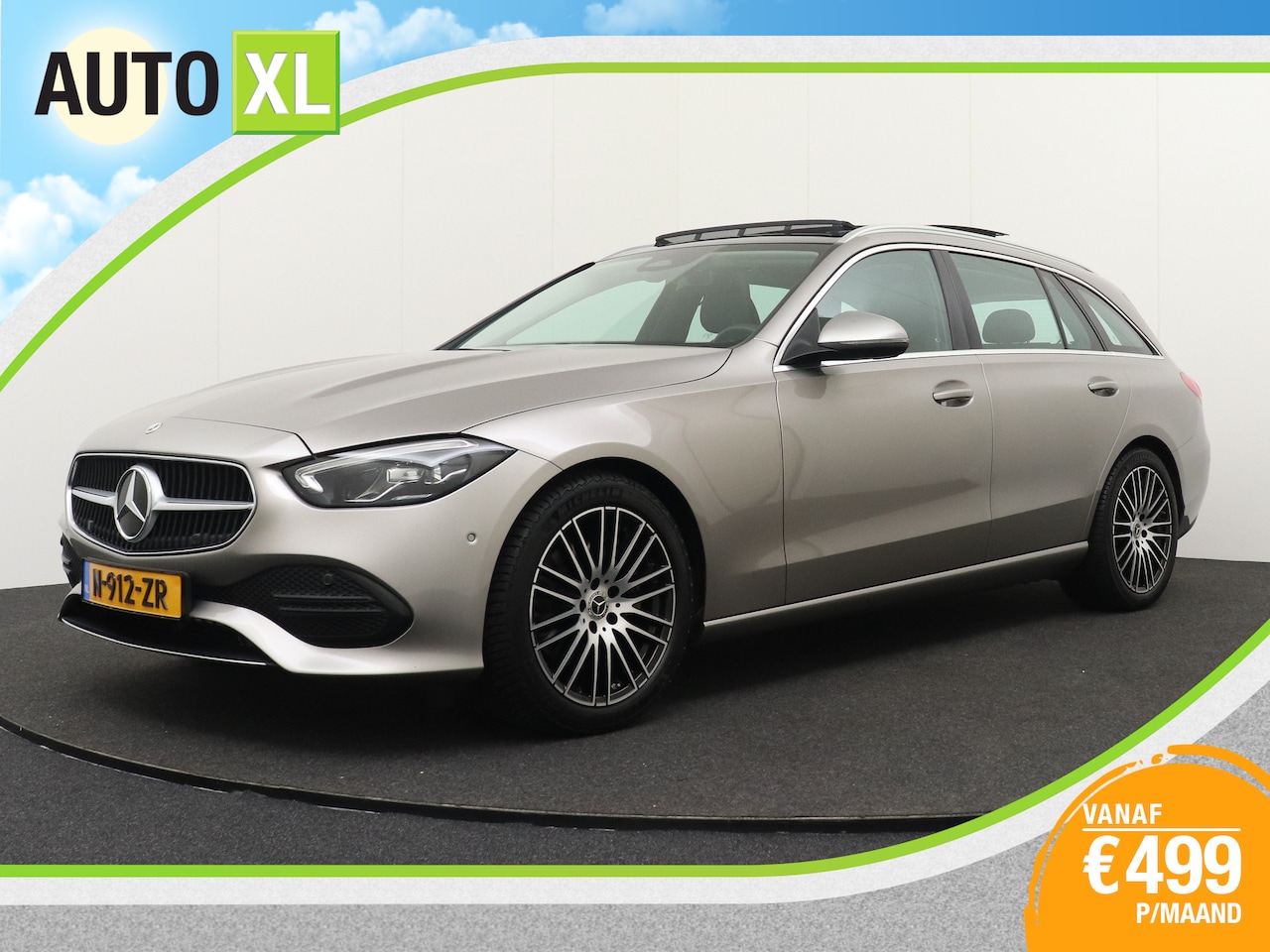 Mercedes-Benz C-klasse Estate - 200 204 PK Luxury Pano-dak El.Trekhaak Leder - AutoWereld.nl