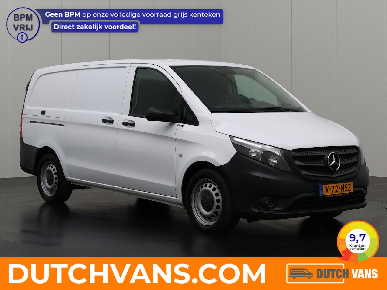 Mercedes-Benz Vito - 116CDi Lang Koelwagen 12/220v Dag-Nacht | Airco | 3-Zits | Navigatie | Cruise - AutoWereld.nl