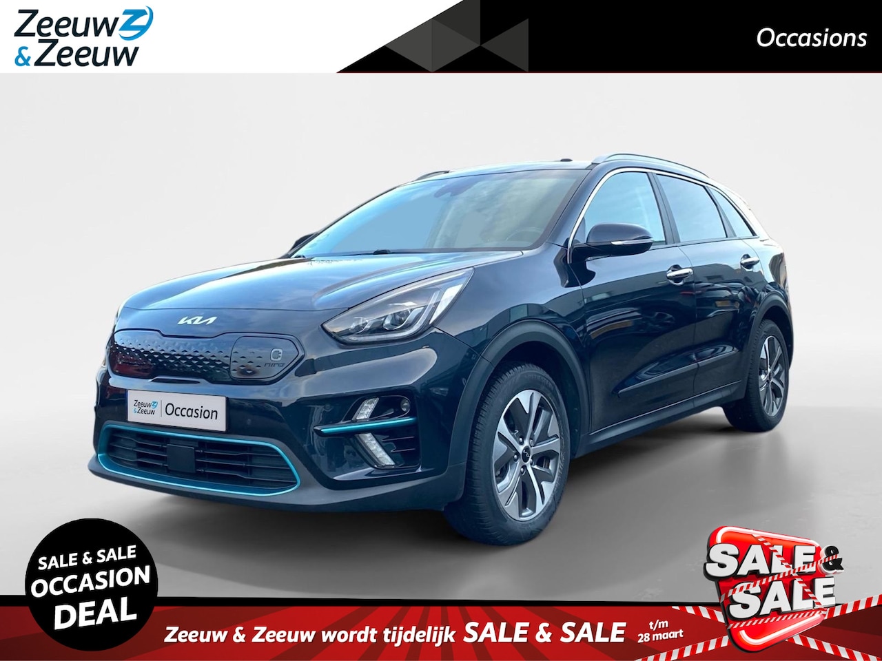 Kia e-Niro - DynamicPlusLine 64 kWh Climate control | Leder | Parkeercamera | Trekhaak | Navigatie | Ke - AutoWereld.nl