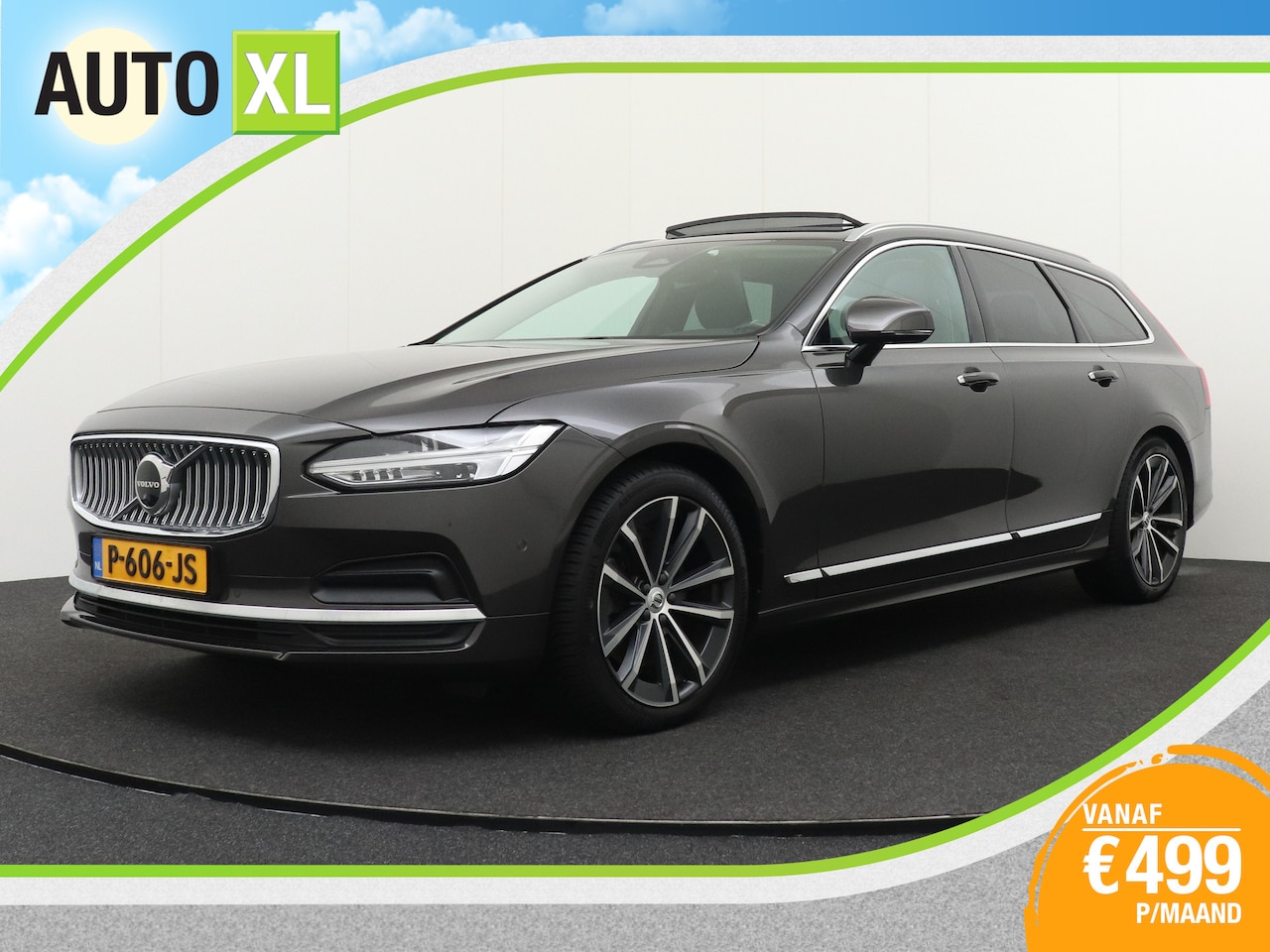 Volvo V90 - 2.0 B4 Inscription Pano-dak Memory Elek.Trekhaak 19'LMV - AutoWereld.nl