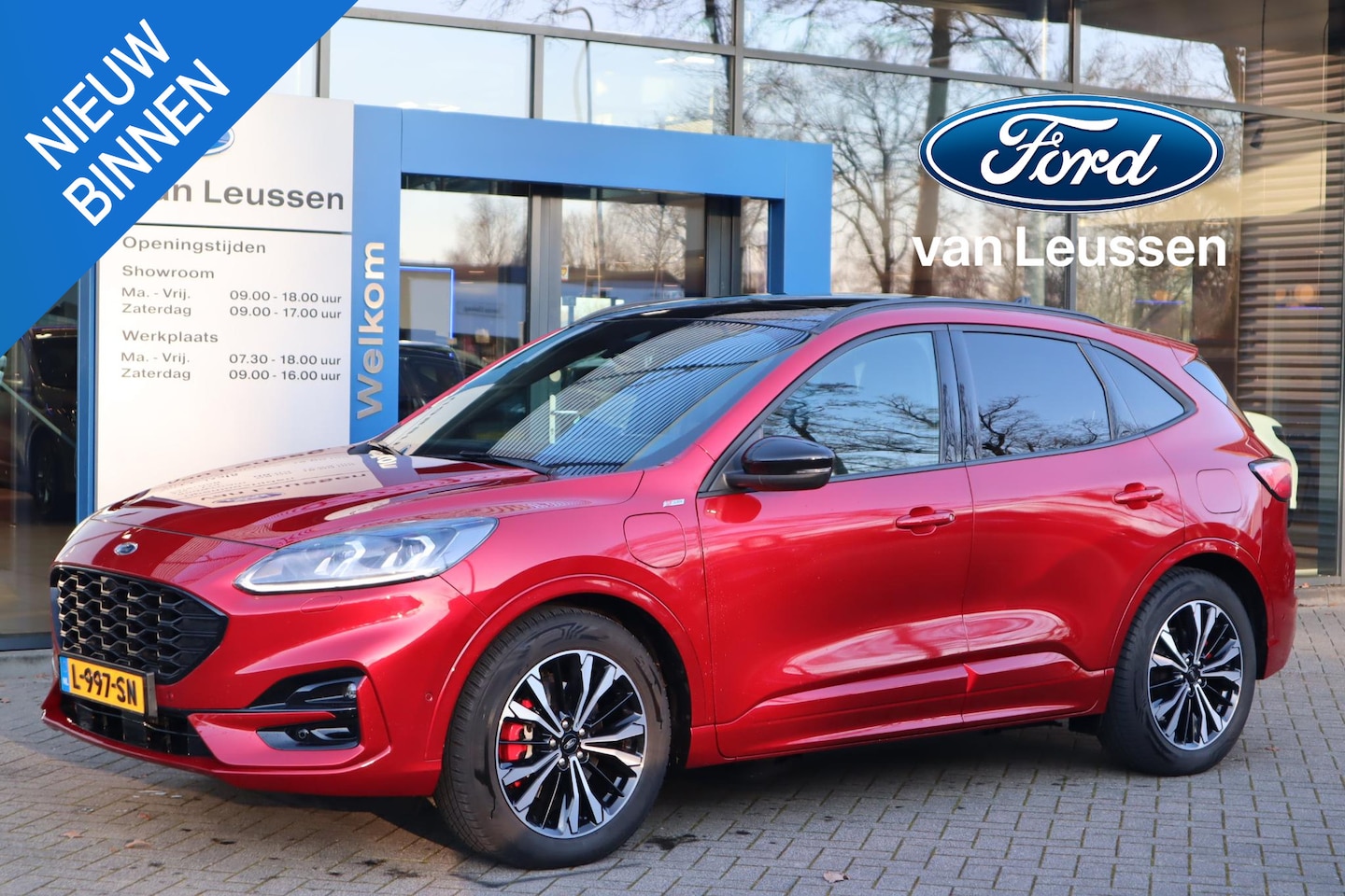 Ford Kuga - 2.5 PHEV ST-LINE-X SCHUIF/KANTELDAK AFN-TREKHAAK BLISS HEAD-UP 2xCAMERA WINTERPACK LED - AutoWereld.nl