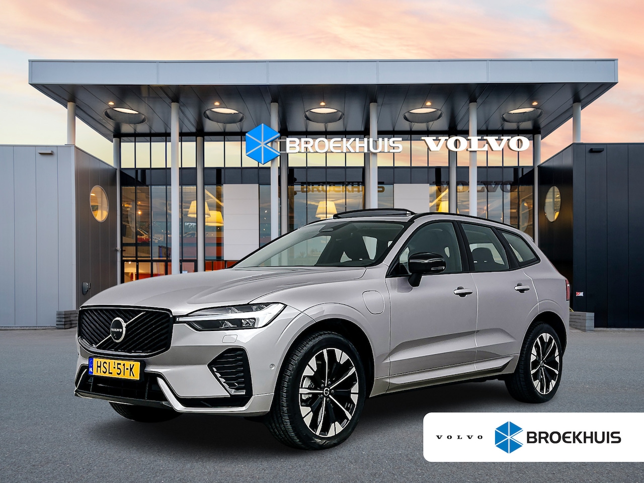 Volvo XC60 - T6 Recharge Ultra Dark | Facelift | 20" | Trekhaak | Panoramadak | Head-up | Harman Kardon - AutoWereld.nl