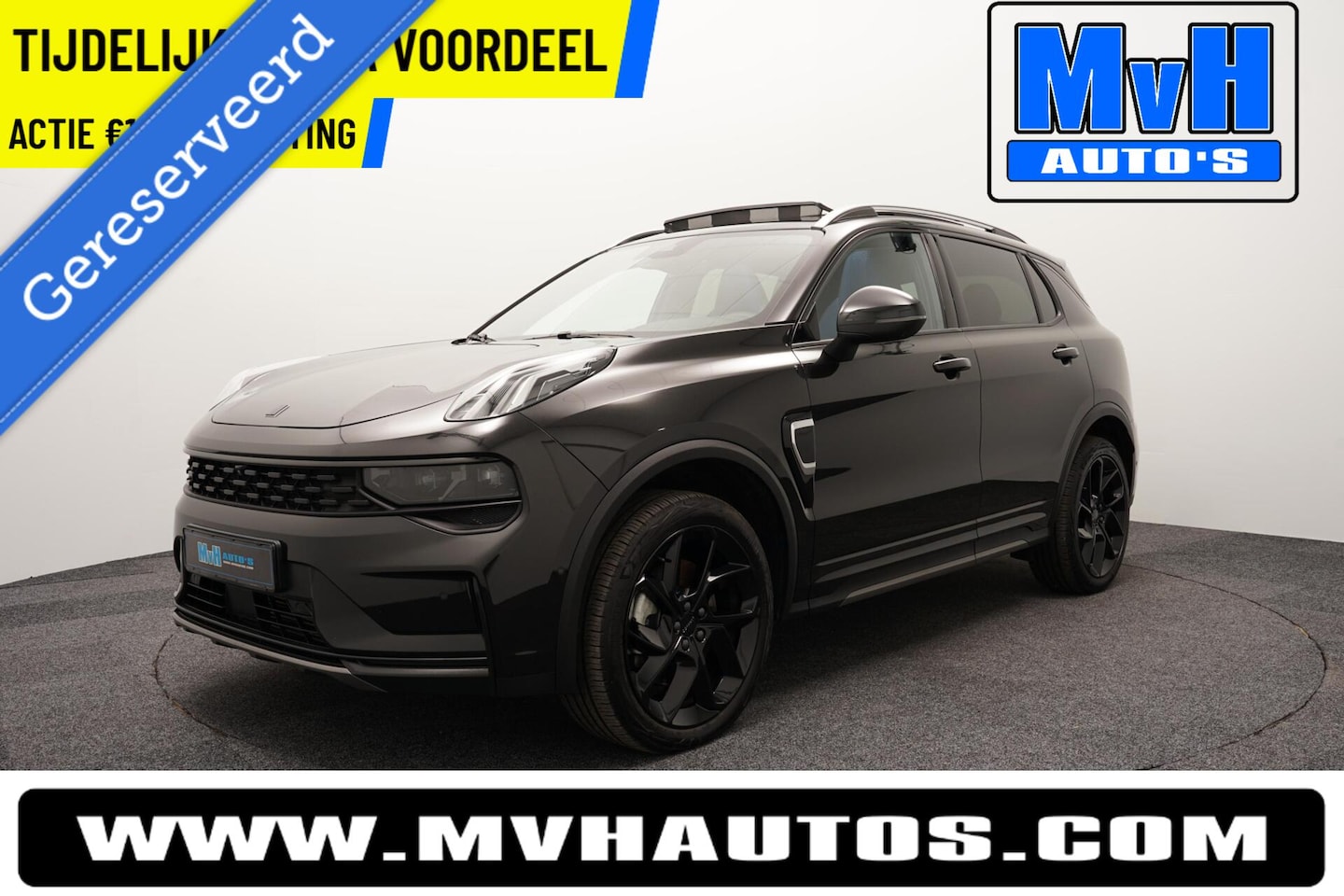 Lynk & Co 01 - 1.5 Hybride|FULL BLACK XL|ZWARTE.HEMEL|PANO|NAP - AutoWereld.nl