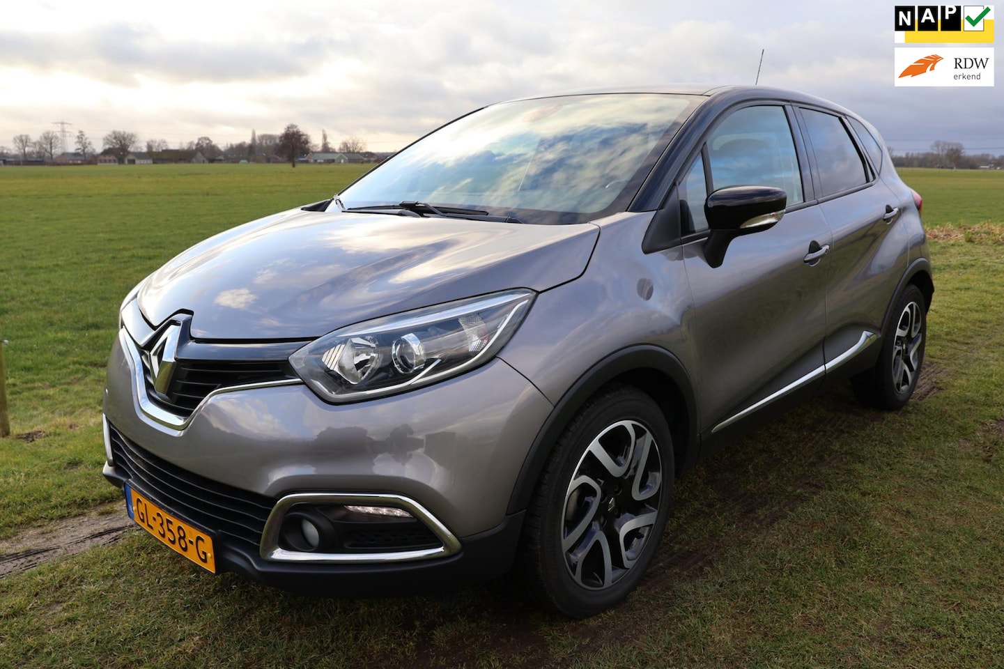 Renault Captur - 1.2 TCE Dynamique|Automaat|Cruise|Trekhaak|Airco|Dealer onderhouden|NL-auto-NAP| - AutoWereld.nl